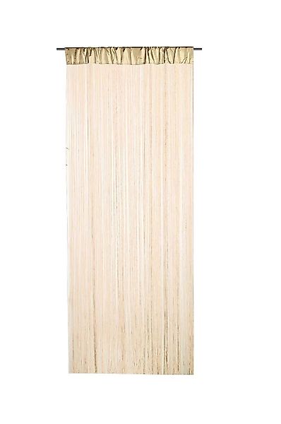 Gasper Fadenvorhang FEDORA, Cremefarben, 110 cm günstig online kaufen
