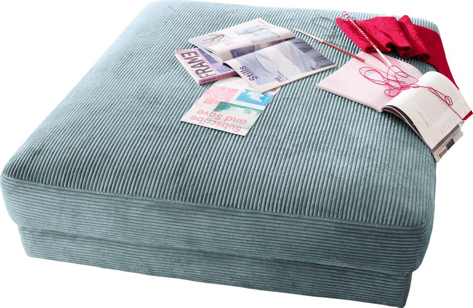 PLACES OF STYLE Hocker "Enisa" passend zum "Enisa"-Sofa, Bezug in Cord günstig online kaufen