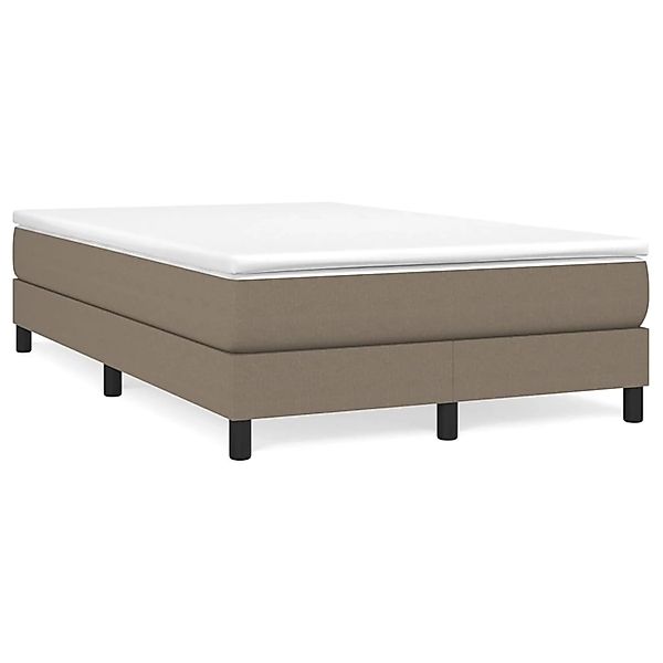vidaXL Boxspringbett Taupe 120x200 cm Stoff1397326 günstig online kaufen