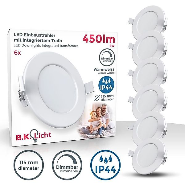 B.K.Licht LED Einbaustrahler Set LED Einbauleuchten günstig online kaufen