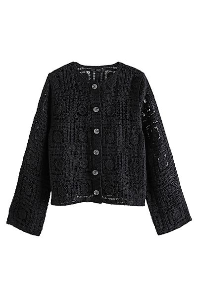 Next Strickjacke Elegante Häkeljacke zum Knöpfen günstig online kaufen