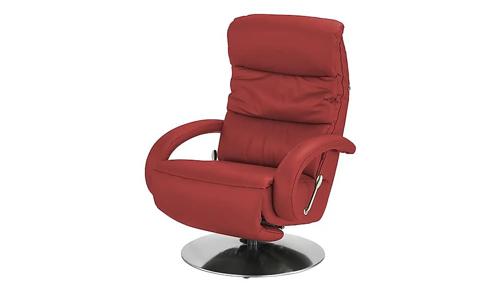 Hukla Leder-Relaxsessel  Florian ¦ rot ¦ Maße (cm): B: 73 H: 102 T: 91.0 Po günstig online kaufen