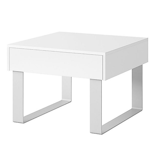 Lomadox Couchtisch CAIRNS-132, in weiß Hochglanz, Modern, grifflos günstig online kaufen
