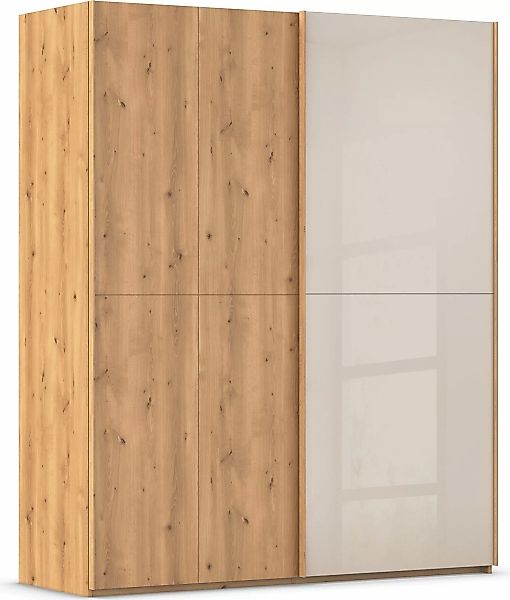 rauch Schwebetürenschrank "Scale-WOOD", edle geteilte Front in massiver Ast günstig online kaufen