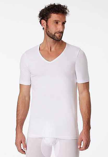 Schiesser T-Shirt V-Ausschnitt, kurzarm, im 4er günstig online kaufen