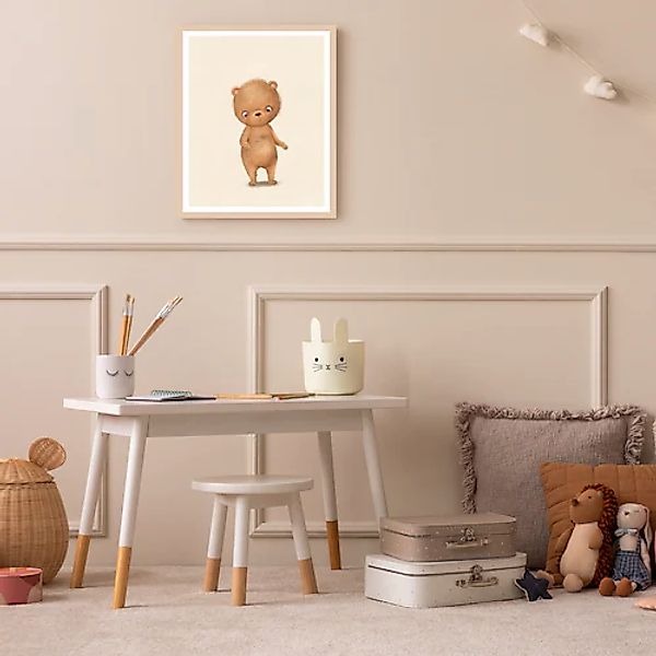 Lüttenhütt Bild mit Rahmen »oder Poster, Bär« Bär   Fantasy   Tiere 1 Stk. günstig online kaufen