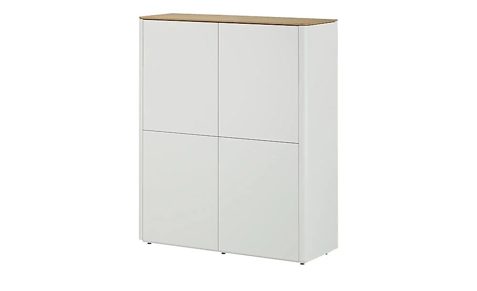 sound+vision Highboard  Loona ¦ weiß ¦ Maße (cm): B: 120 H: 140 T: 43.0 Kom günstig online kaufen