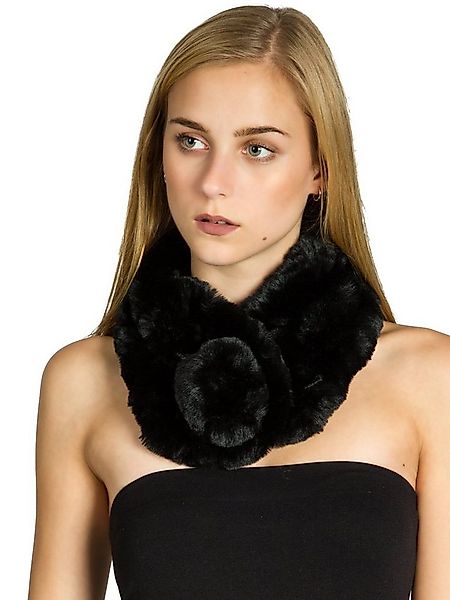 Caspar Modeschal SC478 Damen Kunstpelz Fell Schal Pelzkragen Fellkragen günstig online kaufen