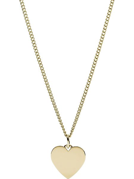 Fossil Collier Fossil Damen-Kette Edelstahl Herz günstig online kaufen