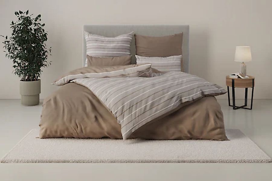 Bruno Banani Bettwäsche »Dana« 2 Stk. tlg. in Gr. 135x200 oder 155x220 cm, günstig online kaufen