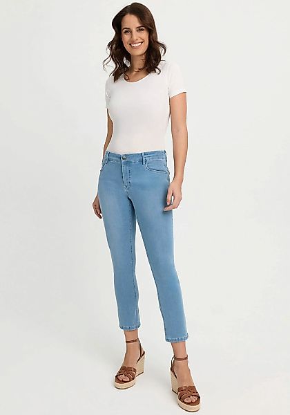 wonderjeans Skinny-fit-Jeans, mit Logostickerei günstig online kaufen