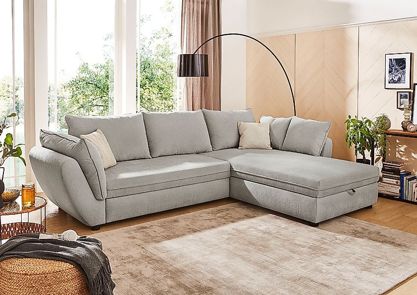 Jockenhöfer Gruppe Ecksofa »Jerez L-Form«, mit Bett-und Relaxfunktion,Staur günstig online kaufen
