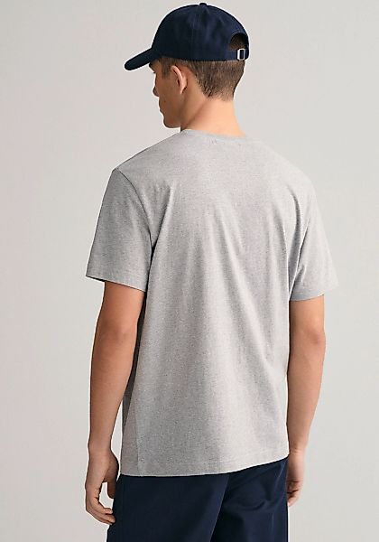 Gant T-Shirt "SLIM SHIELD V-NECK T-SHIRT", mit einer kleinen Logostickerei günstig online kaufen