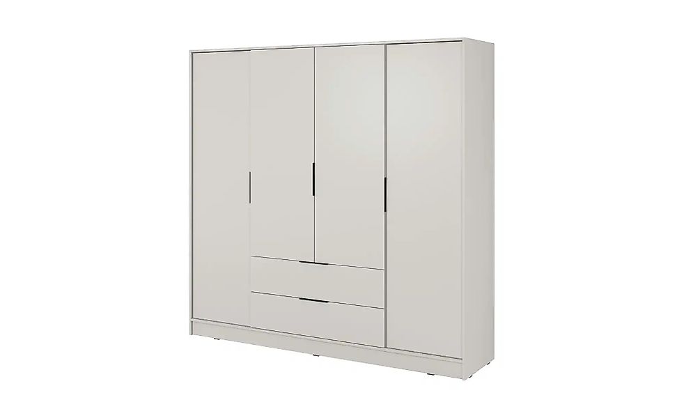 Drehtürenschrank 206 cm breit Lyke ¦ beige ¦ Maße (cm): B: 206 H: 200 Schrä günstig online kaufen