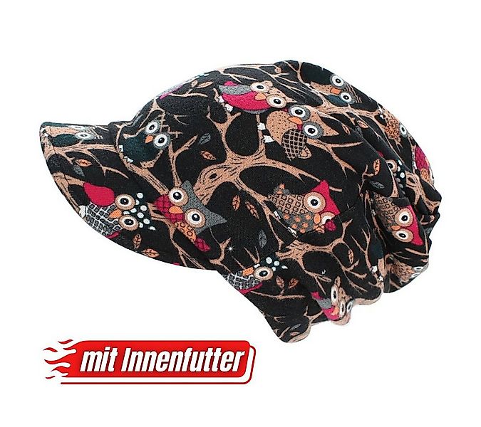 dy_mode Schirmmütze Damen Beanie Mütze mit Schirm und Innenfutter Schirmmüt günstig online kaufen