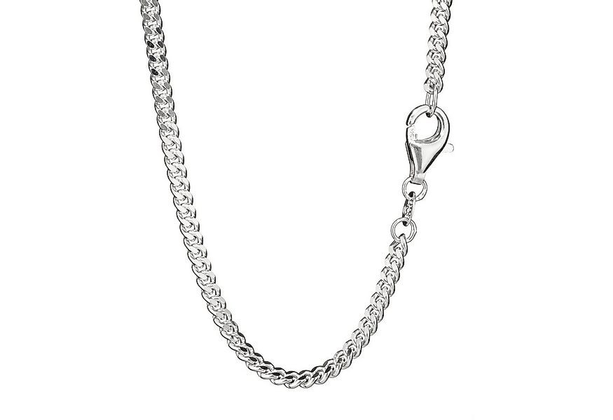 NKlaus Panzerkette Silberkette 40cm Panzerkette diamantiert 925 Silbe (1 St günstig online kaufen