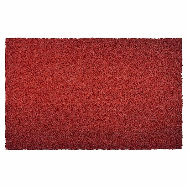 KARAT Kokosmatte Eingangsmatte Fußabtreter nach Maß Rot 24 mm 200 x 350 cm günstig online kaufen