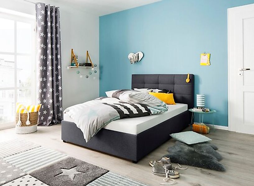 Lüttenhütt Polsterbett "Endres" mit Bettkasten, wahlweise ohne Matratze/Lat günstig online kaufen