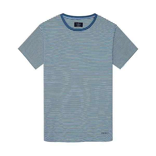 Hackett Boat Stripe Kurzärmeliges T-shirt XL Marine günstig online kaufen
