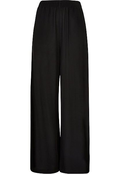 URBAN CLASSICS Stoffhose Urban Classics Damen Ladies Wide Leg Viscose Pants günstig online kaufen