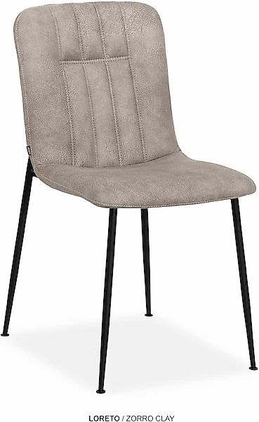 OMG Design Esszimmerstuhl »Loreto« (Set) 2 Stk. Stoff Schalenstuhl, bequem günstig online kaufen