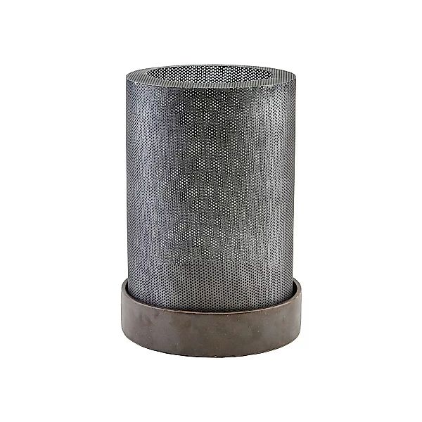 Laterne Bash mit Antik Finish aus Stahl in Grau günstig online kaufen