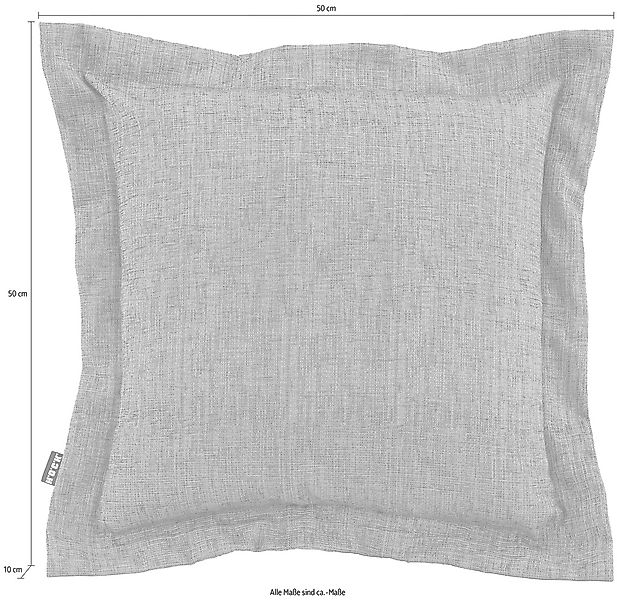 H.O.C.K. Dekokissen "Addicted" im eleganten Design, Kissenhülle mit Füllung günstig online kaufen