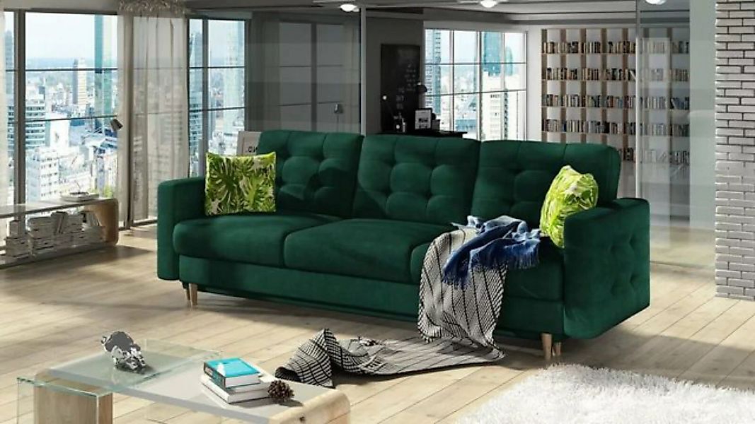 JVmoebel Sofa Dreisitzer Wohnzimmer Couch Polster 3 Sitzer 100% Textil Couc günstig online kaufen