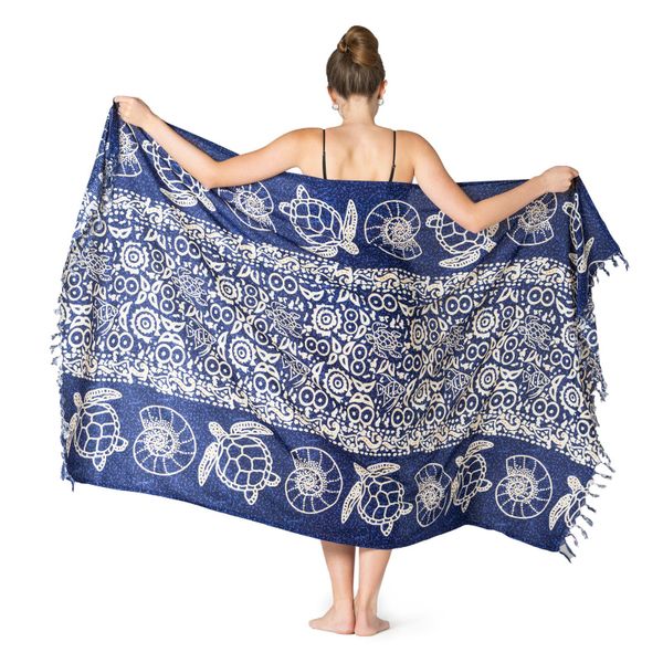 PANASIAM Pareo Sarong im Meeres-Design Strandtuch günstig online kaufen