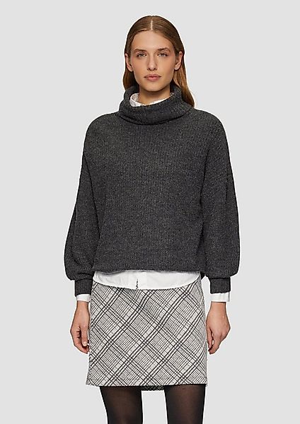 s.Oliver Minirock Rock Elastischer Jacquard-Rock aus Sweat günstig online kaufen