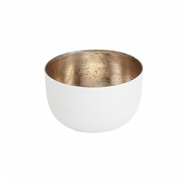 Giftcompany Windlicht Madras S Weiß, Gold, H 5 cm günstig online kaufen