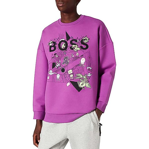 Boss Salbo Lotus Sweatshirt S Bright Purple günstig online kaufen
