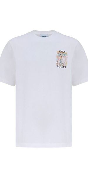 Casablanca Print-Shirt Casablanca T-Shirt mit Logostickerei günstig online kaufen