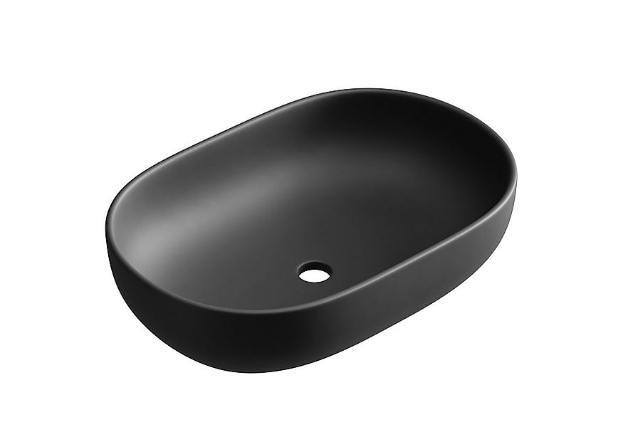 Planetmöbel Aufsatzwaschbecken Aufsatzwaschbecken Oval 60 cm (Badezimmer Wa günstig online kaufen