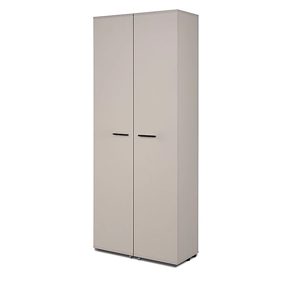 Furn.Design Schuhschrank Samtfarben 74 x 182 cm 2-türig 15 Fächer Logu günstig online kaufen