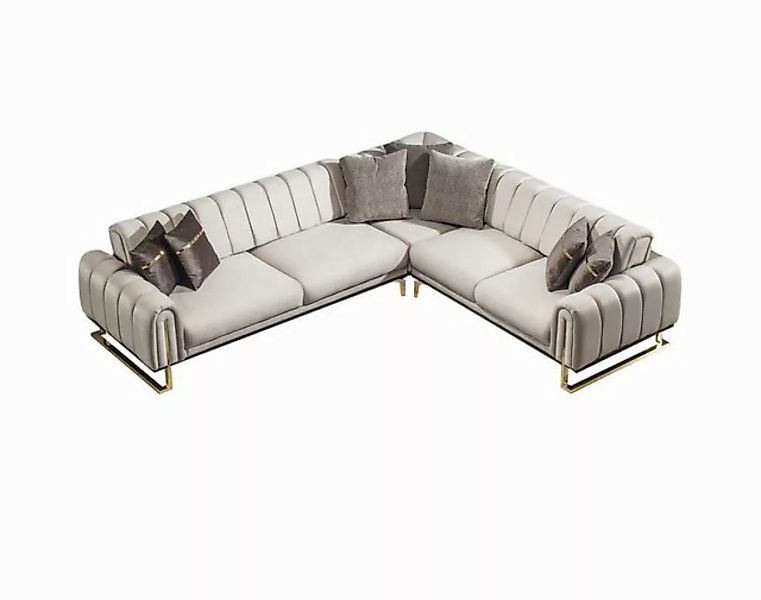 Villa Möbel Ecksofa Wave, Set, mit Relax-/Bettfunktion durch umklappbare Rü günstig online kaufen