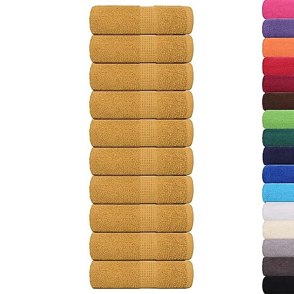 vidaXL Handtuch Waschhandtücher 10 Stück FROGN günstig online kaufen