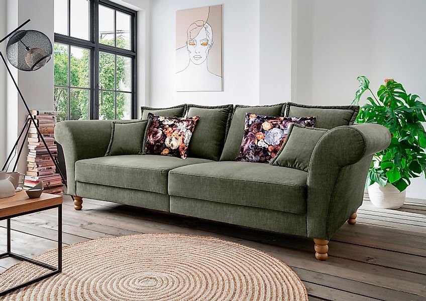 Home affaire Big-Sofa "Tassilo Mega Sofa mit viel Platz, bequem durch Kalts günstig online kaufen