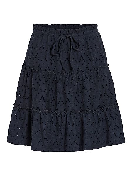 Vila Sommerrock Strukturiertes Design mit Kordelzug günstig online kaufen