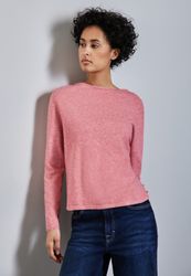 STREET ONE Strickpullover mit U-Boot-Ausschnitt günstig online kaufen