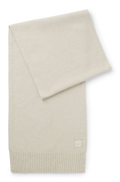 BOSS ORANGE Strickschal Akaio_R_Scarf, 50% Wolle günstig online kaufen