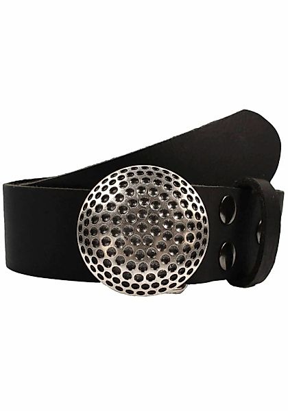 Rettungsring Gürtel Ledergürtel, mit austauschbarer Schließe "Golfball Silb günstig online kaufen