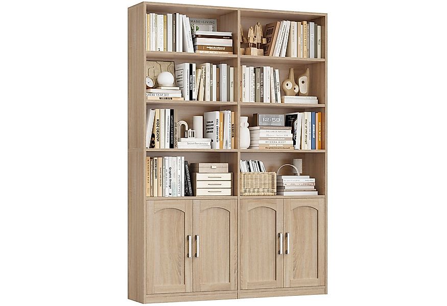 Homfa Bücherregal Standregal Büroregal Bücherschrank, mit 8 offenen Fächern günstig online kaufen