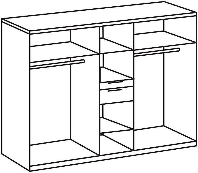 Wimex Drehtürenschrank Moldau (mit Drehtüren, Schubladen, günstig online kaufen