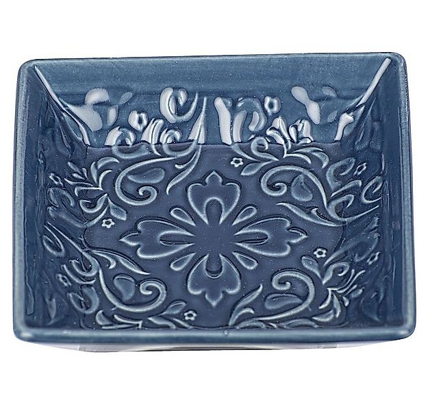 WENKO Seifenschale Seifenschale mit rustikalen Mustern, Keramik Badezimmers günstig online kaufen