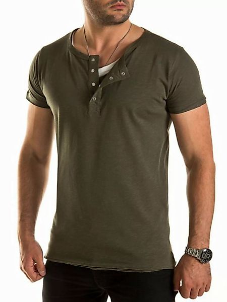 WOTEGA T-Shirt V-Neck Double Layer T-Shirt Pete (Packung) V-Neck Double Lay günstig online kaufen