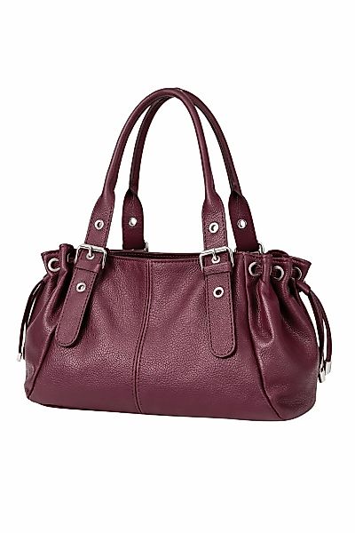 COLLEZIONE ALESSANDRO Schultertasche "Bergamo" aus echtem Leder, Made in It günstig online kaufen