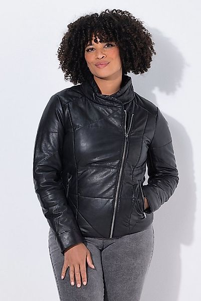 Angel of Style Parka Lederjacke Stepp Metallzipper günstig online kaufen