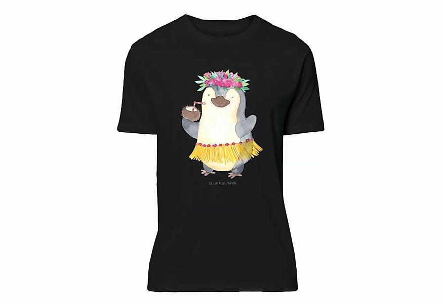 Mr. & Mrs. Panda T-Shirt Pinguin Kokosnuss - Schwarz - Geschenk, Schlafshir günstig online kaufen