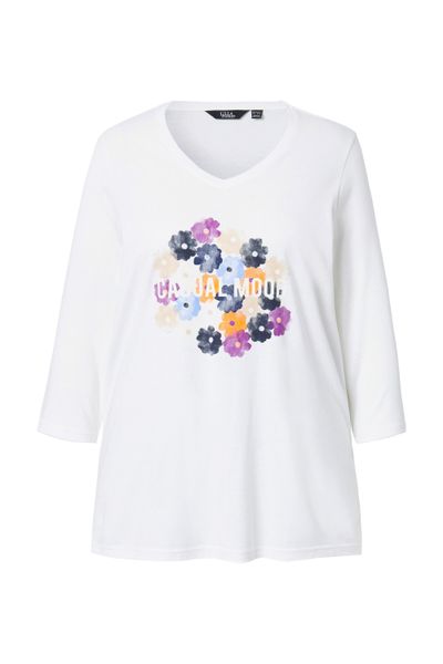 Ulla Popken T-Shirt Shirt Blüten Classic günstig online kaufen